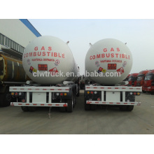 3 ejes gran capacidad 56m3 semi remolque lpg camión cisterna ventas en Burundi